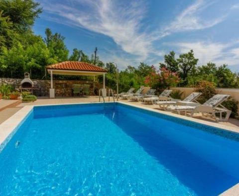 Charming villa with a swimming pool and a beautiful view of the sea in Grizane, with distant sea views! - pic 2