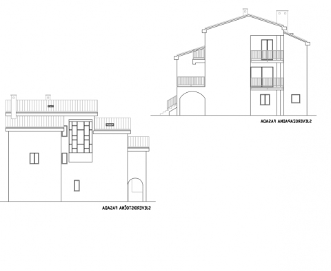 Частный дом с 3 апартаментами и видом на море в Шотовенто на острове Крк (полуостров) - фото 34