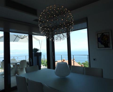 Luxus villa gyönyörű kilátással a tengerre, úszómedencével Lovranban - pic 43