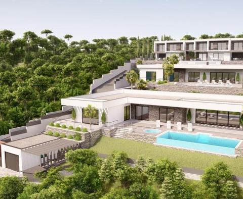 Luxury real estate with a panoramic  sea view in Crikvenica to be completed in 2023 