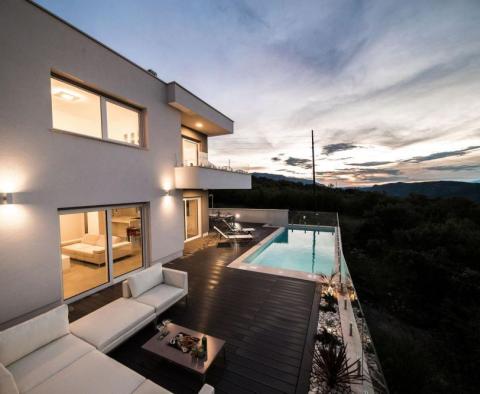 Modern villa with a beautiful view in untouched nature in Grizane, Crikvenica - pic 11
