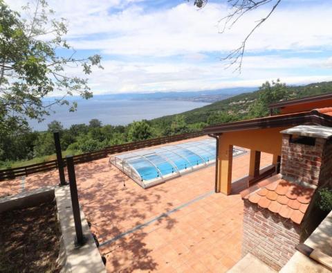 Вилла с 4 спальнями с панорамным видом на море недалеко от Опатии - фото 9