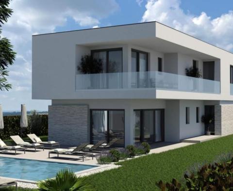 Luxury villa under construction in Funtana just 700 meters from the sea 