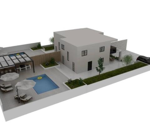 Beautiful modern semi-detached villa with pool and sea view in Umag area, 2 km from the sea - pic 6