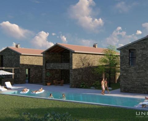 Telek Buje körzetében 6 villa általános projekttel - pic 3