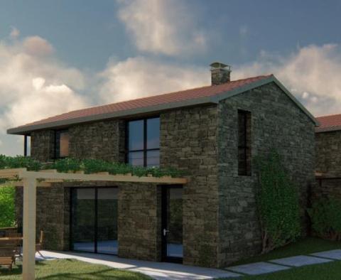 Telek Buje körzetében 6 villa általános projekttel - pic 7