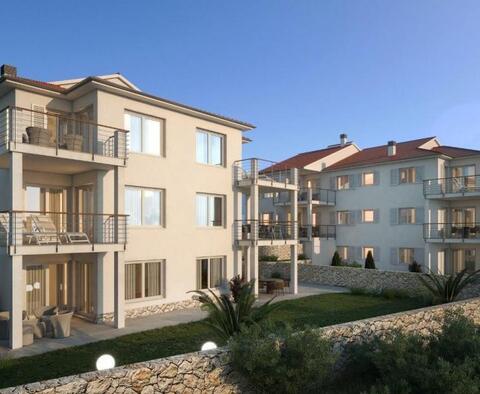 Neue Wohnung mit 2 Schlafzimmern in Šilo, Dobrinj, 1. Reihe zum Meer - foto 5