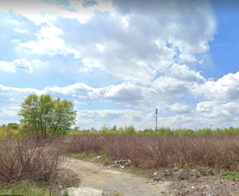 Urbanized land in Maksimir area of Zagreb 