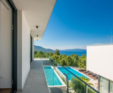 Faszinierende, moderne, neu erbaute, freistehende Villa mit Panoramablick auf das Meer in Veprinac, Opatija - foto 28