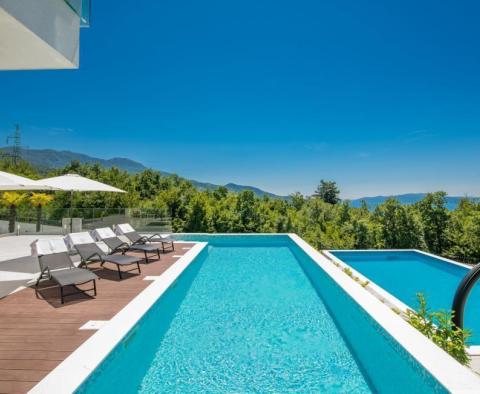 Faszinierende, moderne, neu erbaute, freistehende Villa mit Panoramablick auf das Meer in Veprinac, Opatija - foto 32