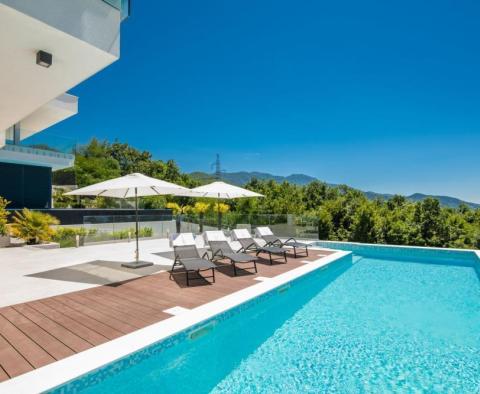 Faszinierende, moderne, neu erbaute, freistehende Villa mit Panoramablick auf das Meer in Veprinac, Opatija - foto 33