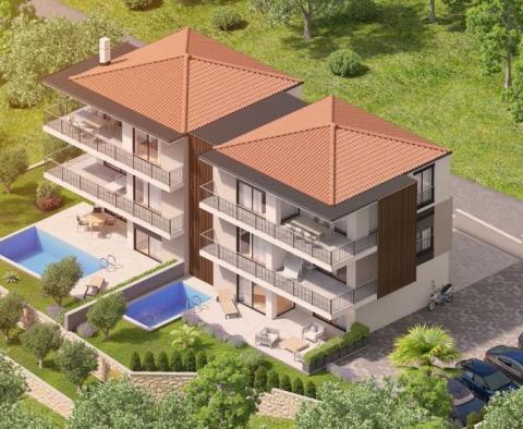 New luxury apartment in Njivice, Omišalj just 200 meters from the sea 