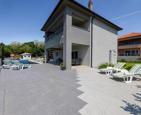 Mediterranean villa with swimming pool and panoramic sea views in Risika, Vrbnik on Krk island/peninsula - pic 10