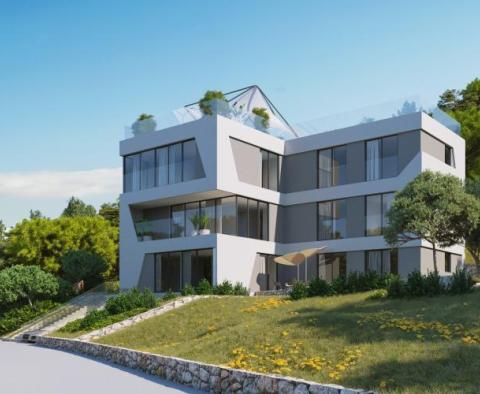 Boutique residence of 3 luxury apartments in Ičići, Opatija riviera 