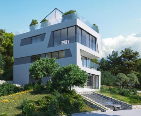 Luxusní rezidence v Ičići nabízí 3-ložnicový apartmán s vlastním bazénem 