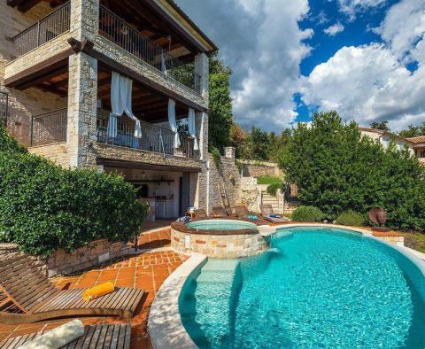 Superbly designed Tuscany-style stone villa with sea view in Sveti Lovrec - pic 7