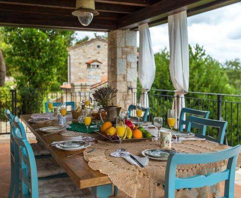 Superbe villa en pierre de style toscan avec vue sur la mer à Sveti Lovrec - pic 44