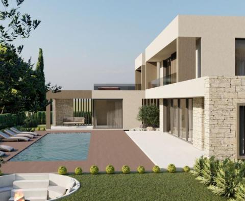 Project of a modern villa with pool and wellness 10km from the sea, popular Kastelir area - pic 5