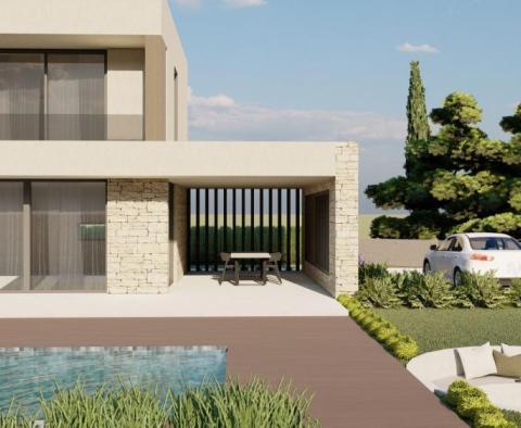 Project of a modern villa with pool and wellness 10km from the sea, popular Kastelir area - pic 9