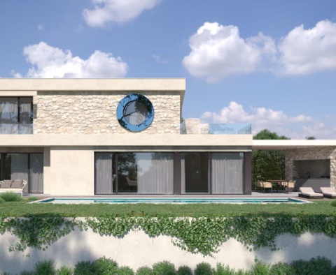 Moderní designová vila s bazénem a výhledem na moře pouhých 500 metrů od moře v oblasti Rabac - pic 3