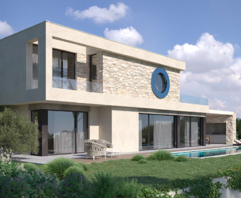 Moderne Design-Villa mit Pool und Meerblick, nur 500 Meter vom Meer entfernt in der Gegend von Rabac - foto 4