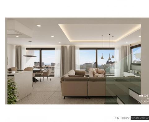 Gyönyörű penthouse eladó Rovinjban egy új butik rezidenciában, 700 méterre a tengertől - pic 4