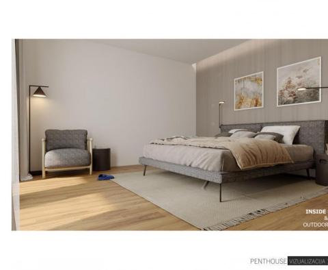 Gyönyörű penthouse eladó Rovinjban egy új butik rezidenciában, 700 méterre a tengertől - pic 13