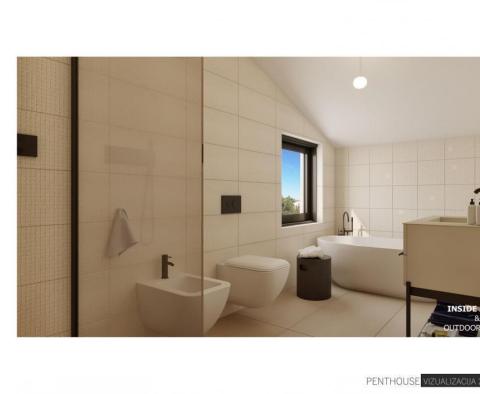 Gyönyörű penthouse eladó Rovinjban egy új butik rezidenciában, 700 méterre a tengertől - pic 25