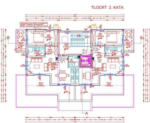 Luxusní nový komplex na 2d lince k moři v Medulinu, pouhých 100 metrů od pláže! - pic 13