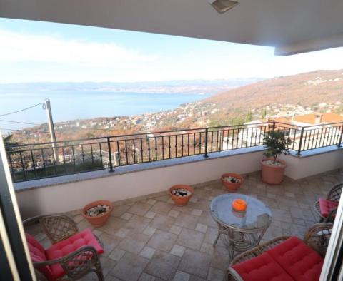 Entire floor with a stunning view of the sea and Kvarner in Lovran, Opatija riviera - pic 2