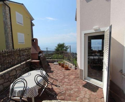 Entire floor with a stunning view of the sea and Kvarner in Lovran, Opatija riviera - pic 15