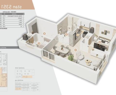 Nově postavené apartmány v Strozanac u Splitu - dokončení v říjnu 2024 - pic 18