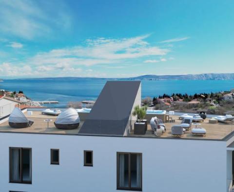 Nouveaux appartements à Klenovica avec une vue magnifique sur la mer, à seulement 100 mètres de la mer - pic 4