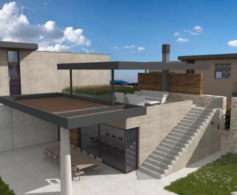 Luxury villa under construction with sea view in Vodnjan, within modern domain - pic 3