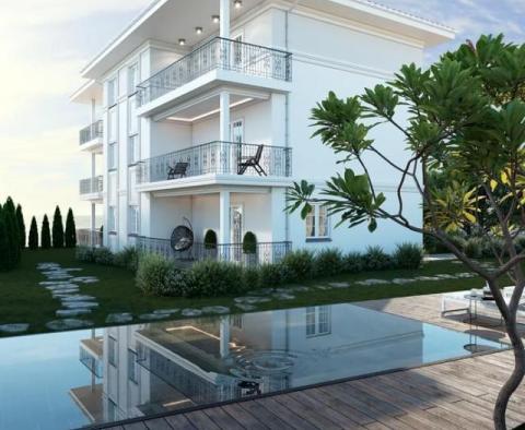 Larger apartment in a new building with a swimming pool, garages and a sea view near the beach and Opatija (Icici) - pic 3