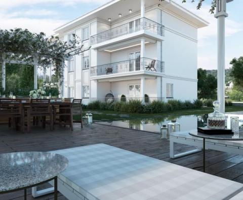 Apartment with a terrace on the ground floor of a new building with a swimming pool near the sea and Opatija in Icici - pic 8