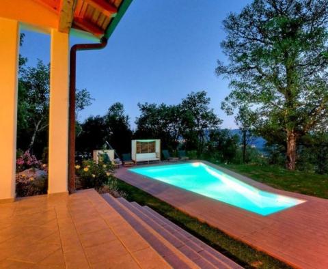 Moderně řešená vila s bazénem na velké zahradě v oblasti Buzet - pic 46
