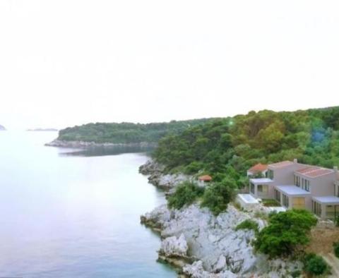 Two modern villas on an isolated island near Dubrovnik which can be united into a single villa with 422 m2 surface and 5656 m2 land plot - pic 13