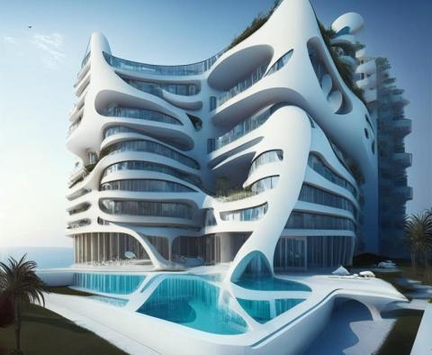 Ideal seafront land plot for a new luxury hotel in Novi Vinodolski - T1 zoning 