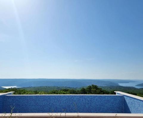 Luxury villa with swimming pool and breathtaking sea view in Rabac area 