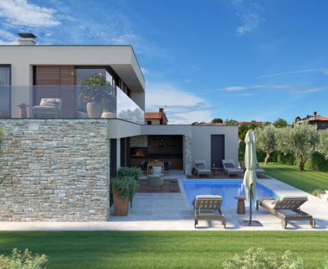 New villa under construction in Poreč, light minimalist design and sea views - pic 3