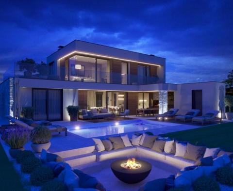 New villa under construction in Poreč, light minimalist design and sea views - pic 7