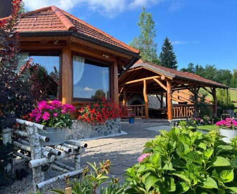 Pohádková dřevěná vila s bazénem a wellness v Gorski Kotar! - pic 10