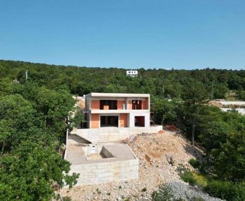 Modern villa under construction with panoramic sea view and pool in Glavani, Kostrena - pic 11