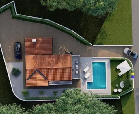 Modern Mediterranean villa with swimming pool 
