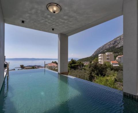 Nouvelle villa lumineuse à Veliko Brdo, Makarska, avec une vue imprenable sur la mer - pic 4