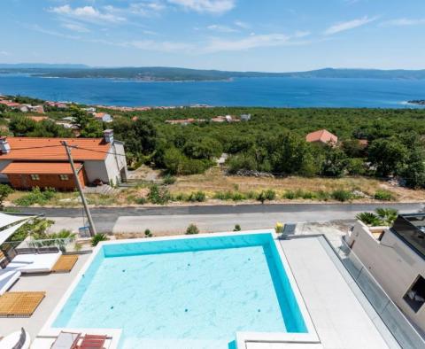 Moderne Villa mit Panoramablick auf das Meer in Crikvenica! 
