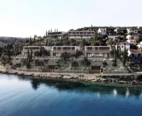 Neuer Komplex in erster Linie mit 7 Luxusvillen auf der Insel Solta 