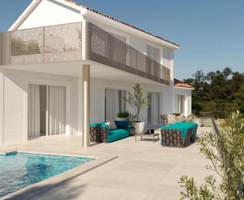 New villa with pool and sea view in highly demanded Kostrena near Rijeka 