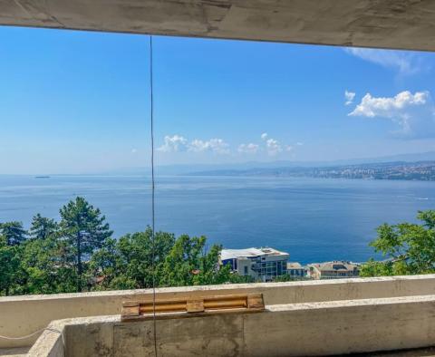 Larger apartment in an exclusive new building above the center of Opatija with private pool, garage, view of Kvarner - pic 5